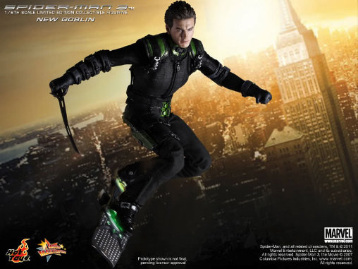 Spider-Man 3: New Goblin, 1/6 Figur von Hot Toys