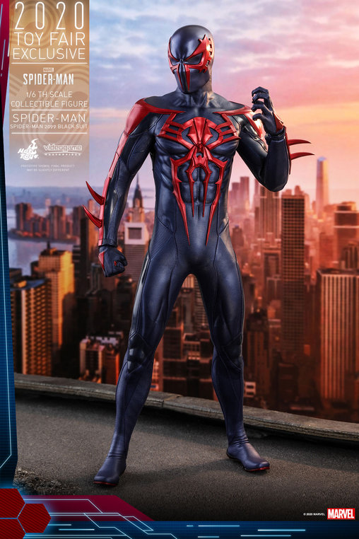 Spider-Man: Spider-Man 2099 Black Suit, 1/6 Figur von Hot Toys