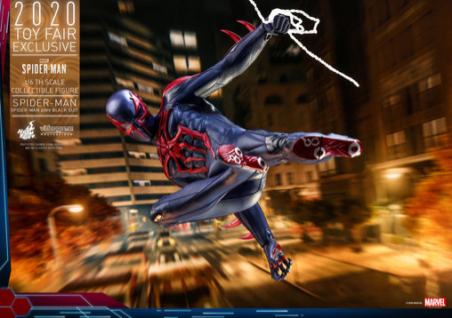 Spider-Man: Spider-Man 2099 Black Suit, 1/6 Figur ... https://spaceart.de/produkte/spm003-spider-man-2099-black-suit-figur-hot-toys-vgm42-906327-4895228605016-spaceart.php