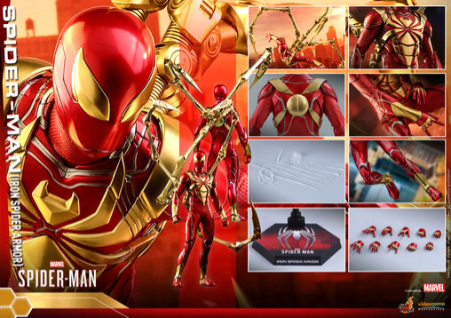 Spider-Man: Spider-Man - Iron Spider Armor , 1/6 Figur von Hot Toys