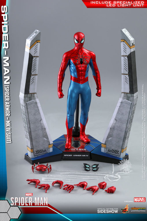 Spider-Man: Spider Armor - MK IV Suit, 1/6 Figur von Hot Toys