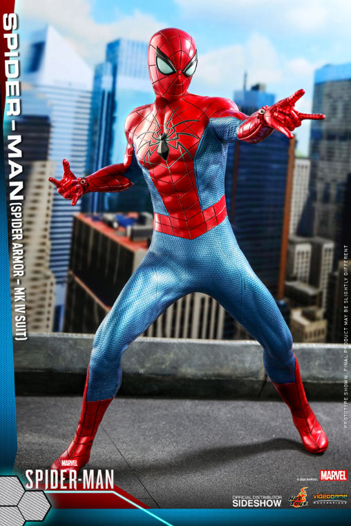 Spider-Man: Spider Armor - MK IV Suit, 1/6 Figur von Hot Toys