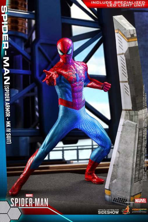 Spider-Man: Spider Armor - MK IV Suit, 1/6 Figur von Hot Toys