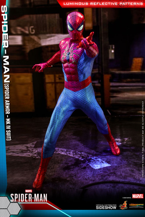 Spider-Man: Spider Armor - MK IV Suit, 1/6 Figur von Hot Toys