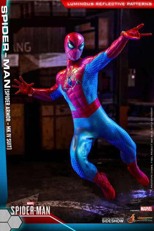 Spider-Man: Spider Armor - MK IV Suit, 1/6 Figur von Hot Toys