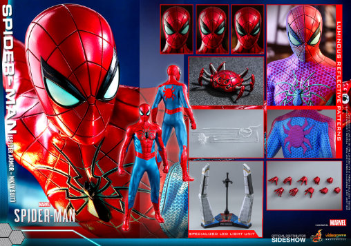 Spider-Man: Spider Armor - MK IV Suit, 1/6 Figur von Hot Toys