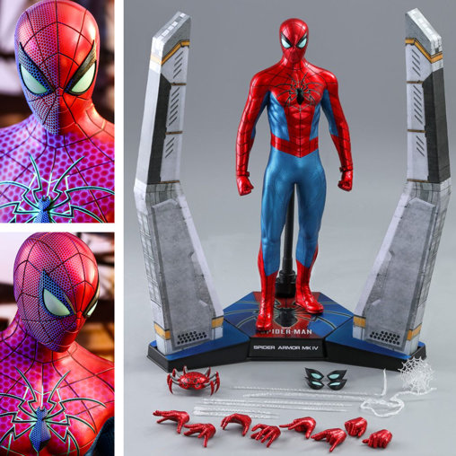 Spider-Man: Spider Armor - MK IV Suit, Typ: 1/6 Figur