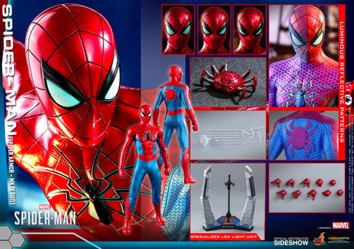Spider-Man: Spider Armor - MK IV Suit, 1/6 Figur von Hot Toys