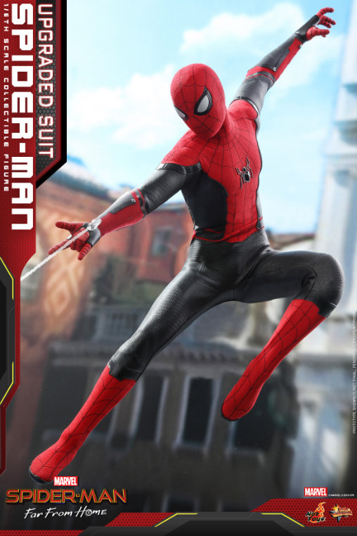 Spider-Man - Far From Home: Spider-Man - Upgraded Suit, 1/6 Figur ... https://spaceart.de/produkte/spm010-spider-man-upgraded-suit-far-from-home-figur-hot-toys-mms542-904867-4895228602381-spaceart.php