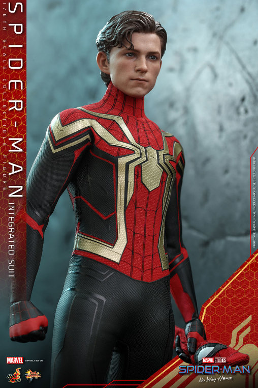 Spider-Man - No Way Home: Spider-Man - Integrated Suit, 1/6 Figur von Hot Toys