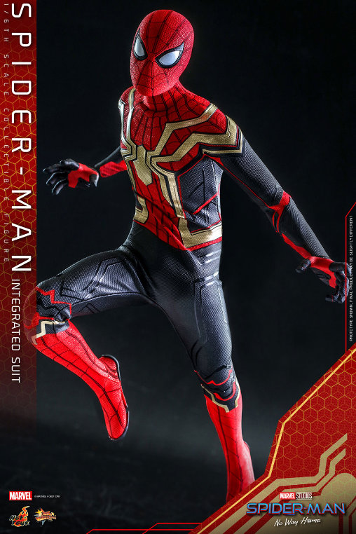 Spider-Man - No Way Home: Spider-Man - Integrated Suit, 1/6 Figur von Hot Toys