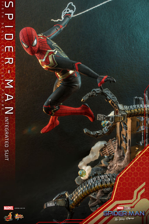 Spider-Man - No Way Home: Spider-Man - Integrated Suit, 1/6 Figur von Hot Toys