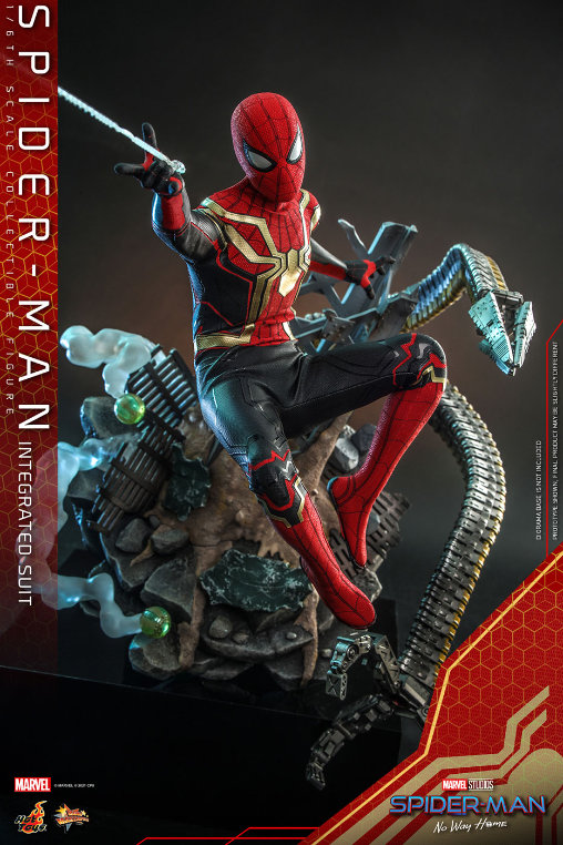 Spider-Man - No Way Home: Spider-Man - Integrated Suit, 1/6 Figur von Hot Toys