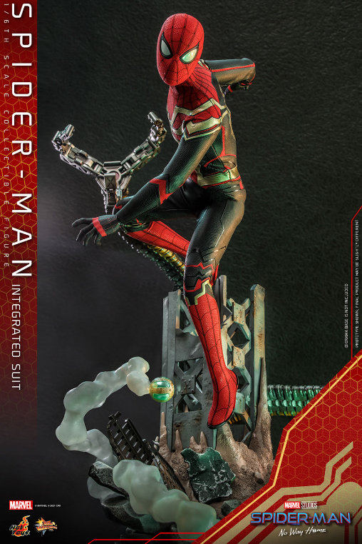 Spider-Man - No Way Home: Spider-Man - Integrated Suit, 1/6 Figur von Hot Toys