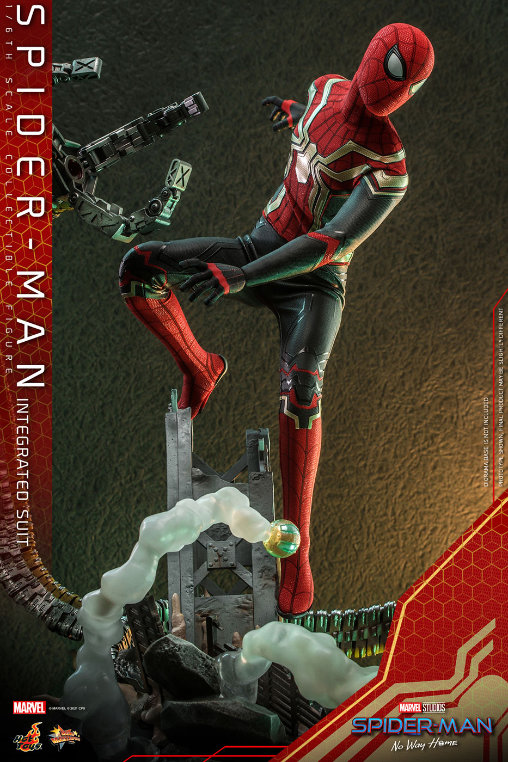 Spider-Man - No Way Home: Spider-Man - Integrated Suit, 1/6 Figur von Hot Toys