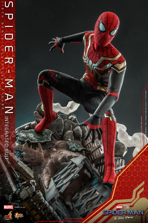 Spider-Man - No Way Home: Spider-Man - Integrated Suit, 1/6 Figur von Hot Toys