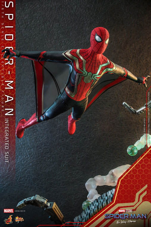 Spider-Man - No Way Home: Spider-Man - Integrated Suit, 1/6 Figur von Hot Toys