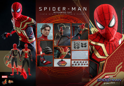 Spider-Man - No Way Home: Spider-Man - Integrated Suit, 1/6 Figur von Hot Toys