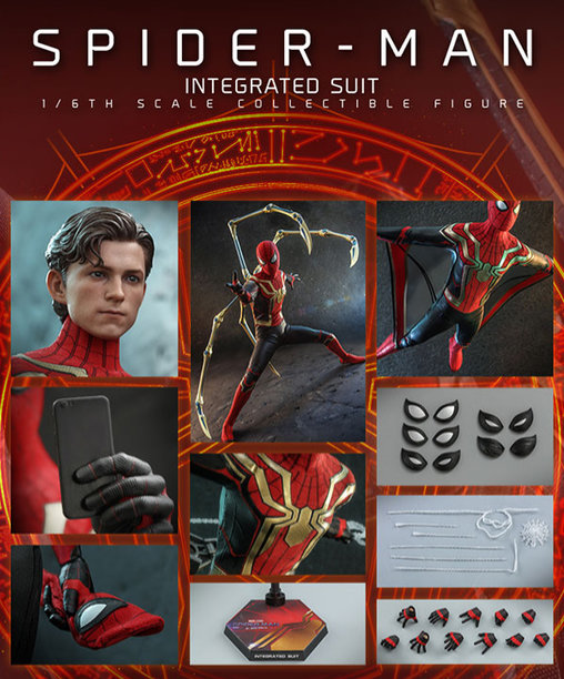 Spider-Man - No Way Home: Spider-Man - Integrated Suit, 1/6 Figur von Hot Toys