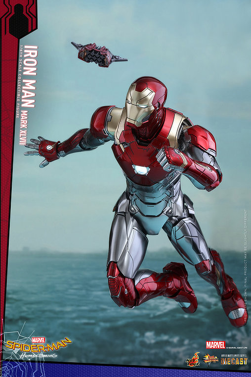 Spider-Man - Homecoming: Iron Man Mark XLVII - DieCast, 1/6 Figur von Hot Toys