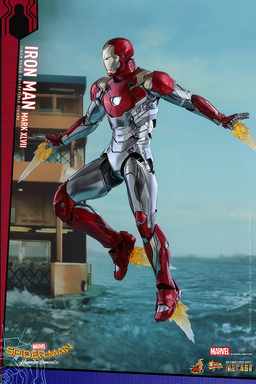 Spider-Man - Homecoming: Iron Man Mark XLVII - DieCast, 1/6 Figur von Hot Toys