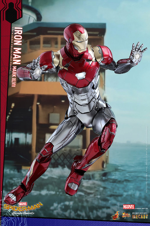 Spider-Man - Homecoming: Iron Man Mark XLVII - DieCast, 1/6 Figur von Hot Toys