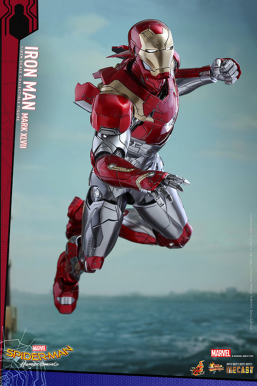 Spider-Man - Homecoming: Iron Man Mark XLVII - DieCast, 1/6 Figur von Hot Toys