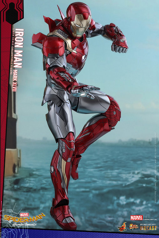 Spider-Man - Homecoming: Iron Man Mark XLVII - DieCast, 1/6 Figur von Hot Toys