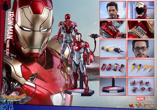 Spider-Man - Homecoming: Iron Man Mark XLVII - DieCast, 1/6 Figur von Hot Toys