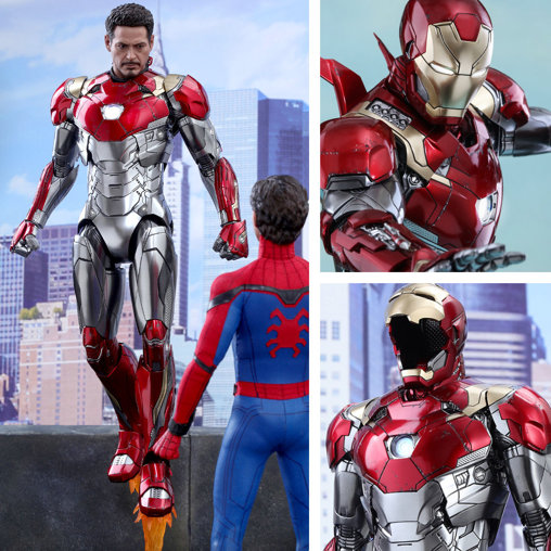 Spider-Man - Homecoming: Iron Man Mark XLVII - DieCast, 1/6 Figur
