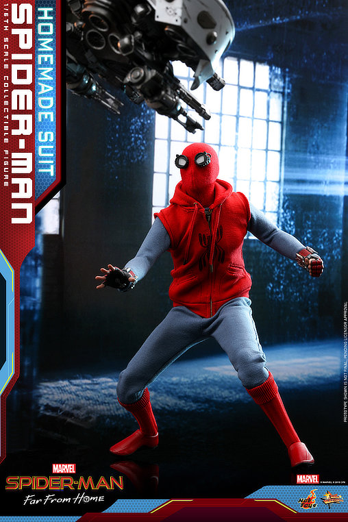 Spider-Man - Far From Home: Spider-Man - Homemade Suit, 1/6 Figur von Hot Toys