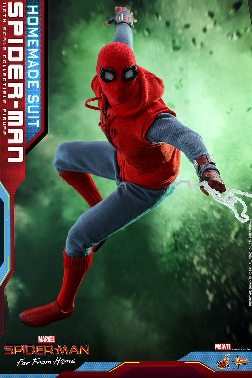 Spider-Man - Far From Home: Spider-Man - Homemade Suit, 1/6 Figur von Hot Toys
