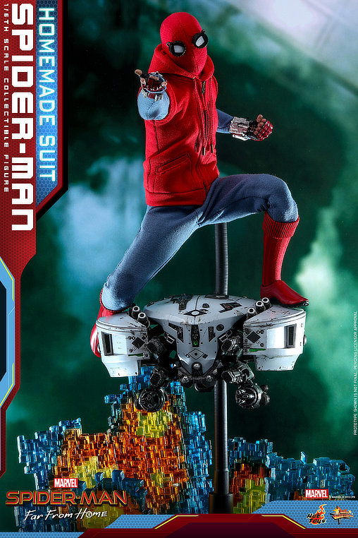 Spider-Man - Far From Home: Spider-Man - Homemade Suit, 1/6 Figur von Hot Toys