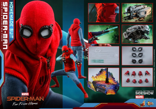 Spider-Man - Far From Home: Spider-Man - Homemade Suit, 1/6 Figur von Hot Toys