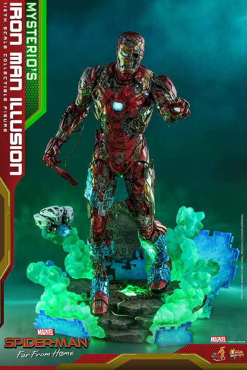 Spider-Man - Far From Home: Mysterios Iron Man Illusion, 1/6 Figur von Hot Toys