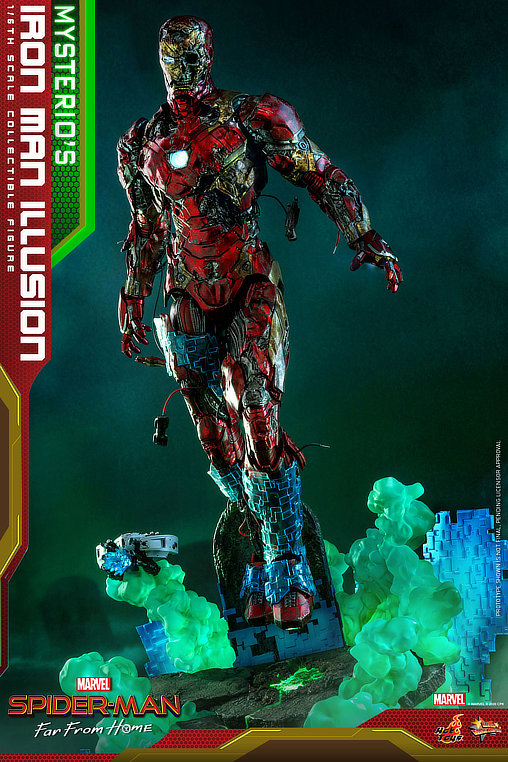 Spider-Man - Far From Home: Mysterios Iron Man Illusion, 1/6 Figur von Hot Toys