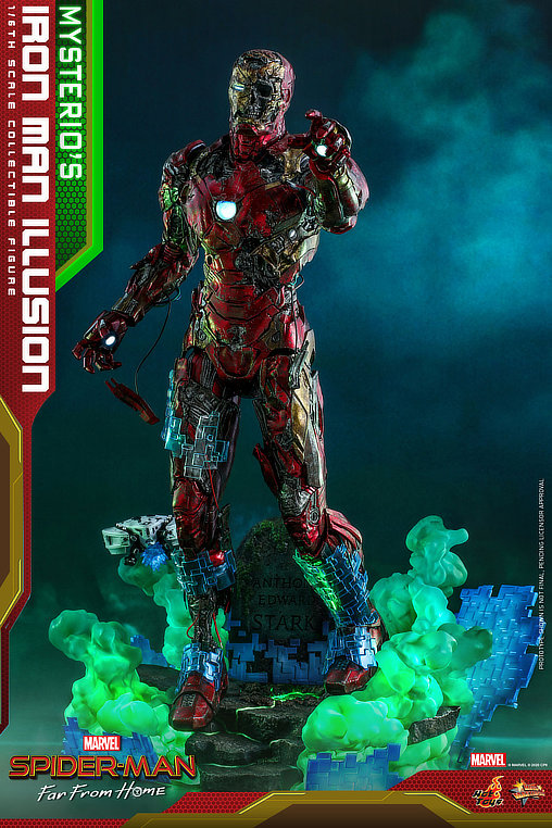 Spider-Man - Far From Home: Mysterios Iron Man Illusion, 1/6 Figur von Hot Toys