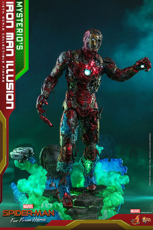 Spider-Man - Far From Home: Mysterios Iron Man Illusion, 1/6 Figur von Hot Toys