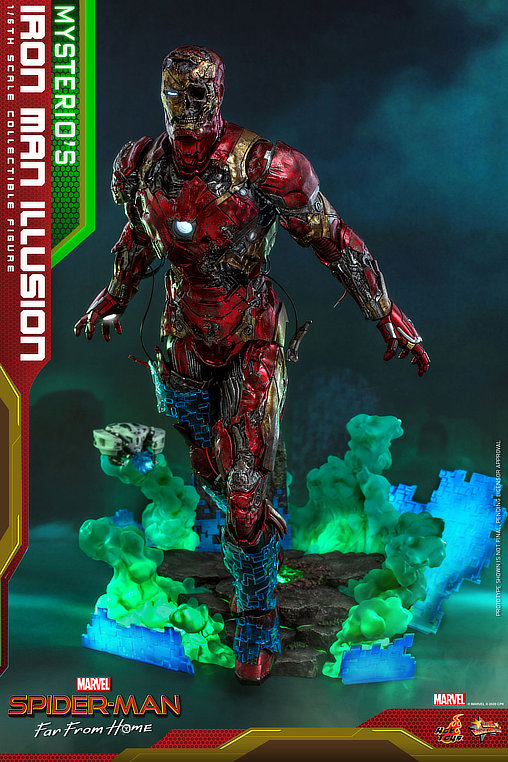 Spider-Man - Far From Home: Mysterios Iron Man Illusion, 1/6 Figur von Hot Toys