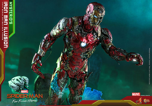Spider-Man - Far From Home: Mysterios Iron Man Illusion, 1/6 Figur von Hot Toys