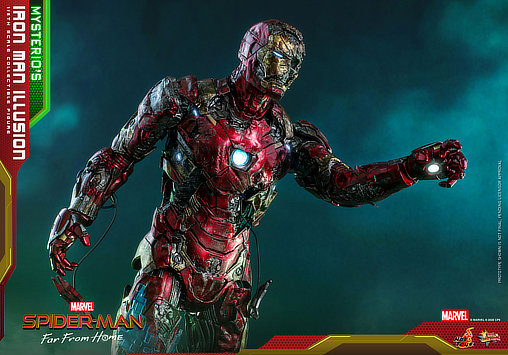 Spider-Man - Far From Home: Mysterios Iron Man Illusion, 1/6 Figur von Hot Toys