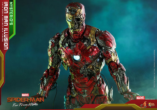 Spider-Man - Far From Home: Mysterios Iron Man Illusion, 1/6 Figur von Hot Toys