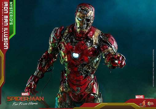 Spider-Man - Far From Home: Mysterios Iron Man Illusion, 1/6 Figur von Hot Toys
