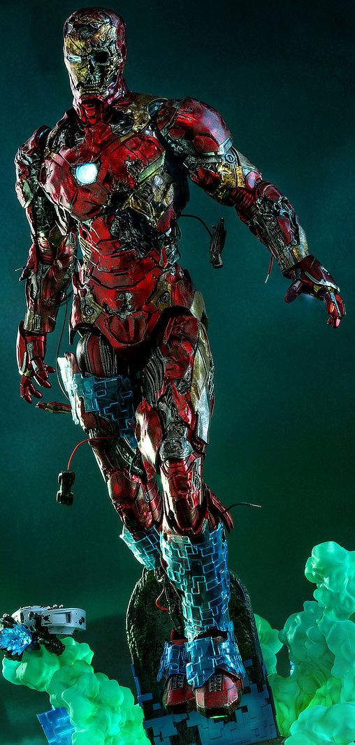 Spider-Man - Far From Home: Mysterios Iron Man Illusion, 1/6 Figur von Hot Toys