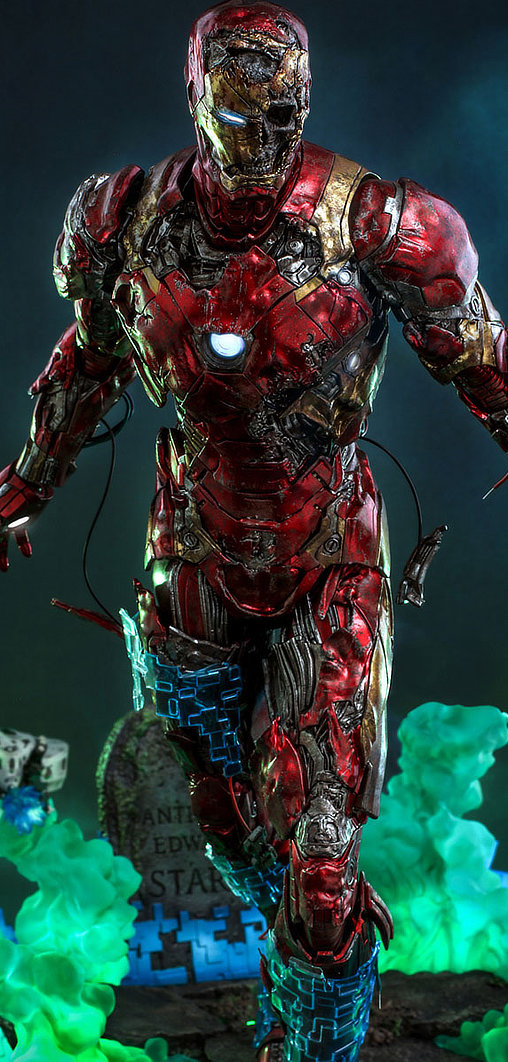 Spider-Man - Far From Home: Mysterios Iron Man Illusion, 1/6 Figur von Hot Toys