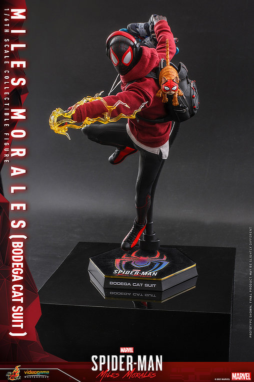 Marvels Spider-Man: Miles Morales - Bodega Cat Suit, 1/6 Figur von Hot Toys