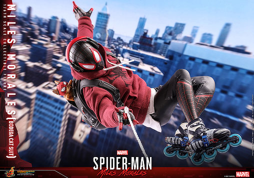 Marvels Spider-Man: Miles Morales - Bodega Cat Suit, 1/6 Figur ... https://spaceart.de/produkte/spm025-miles-morales-bodega-cat-suit-figur-hot-toys-vgm50-marvels-spider-man-908143-4895228607874-spaceart.php