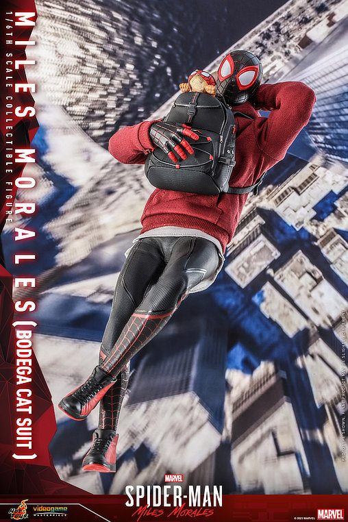 Marvels Spider-Man: Miles Morales - Bodega Cat Suit, 1/6 Figur von Hot Toys