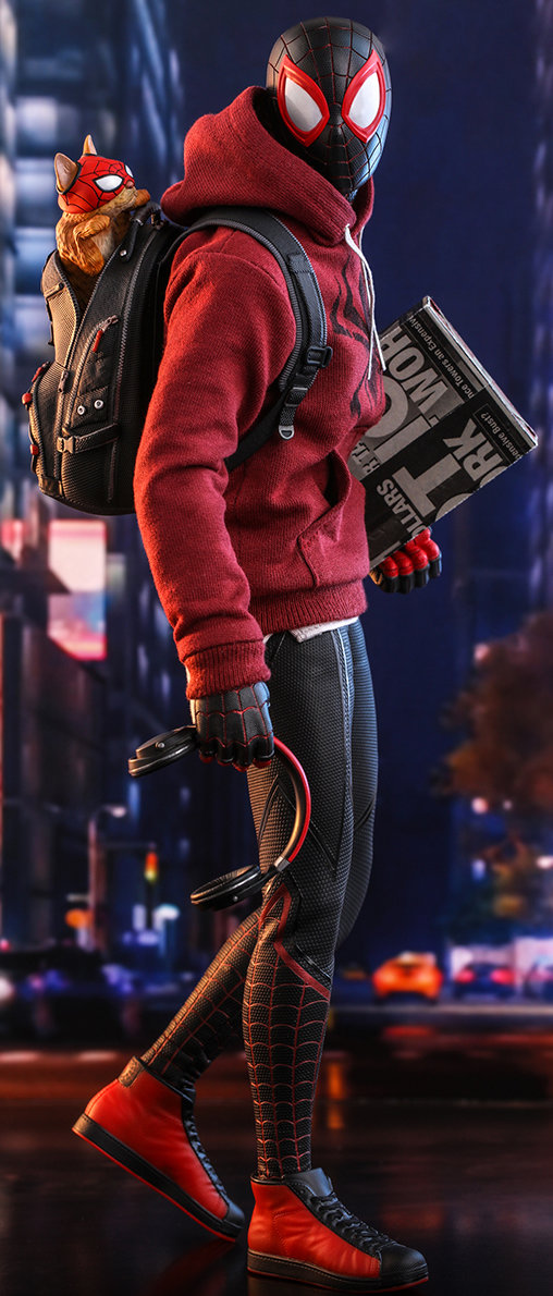 Marvels Spider-Man: Miles Morales - Bodega Cat Suit, 1/6 Figur von Hot Toys