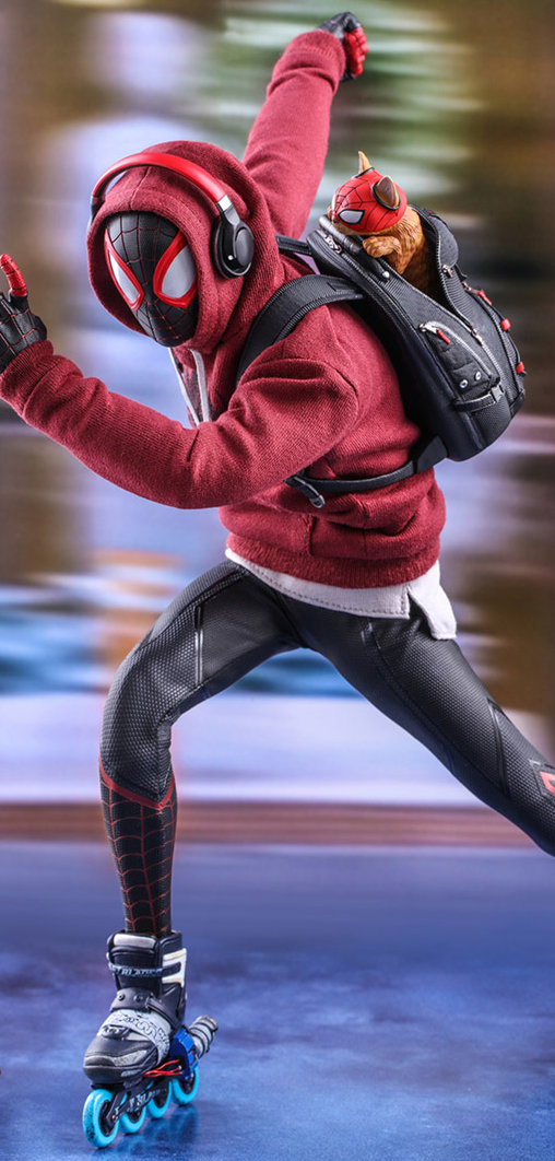 Marvels Spider-Man: Miles Morales - Bodega Cat Suit, 1/6 Figur von Hot Toys